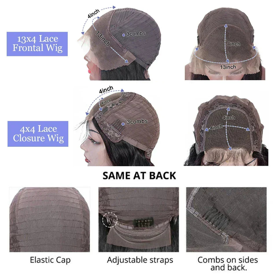 Human Hair Curly Short Bob Wigs