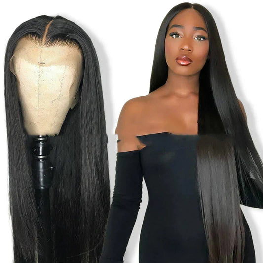Wig Female Long Straight Hair Long Straight Wigs Africa Fashion Foreign Trade Real  Headgear