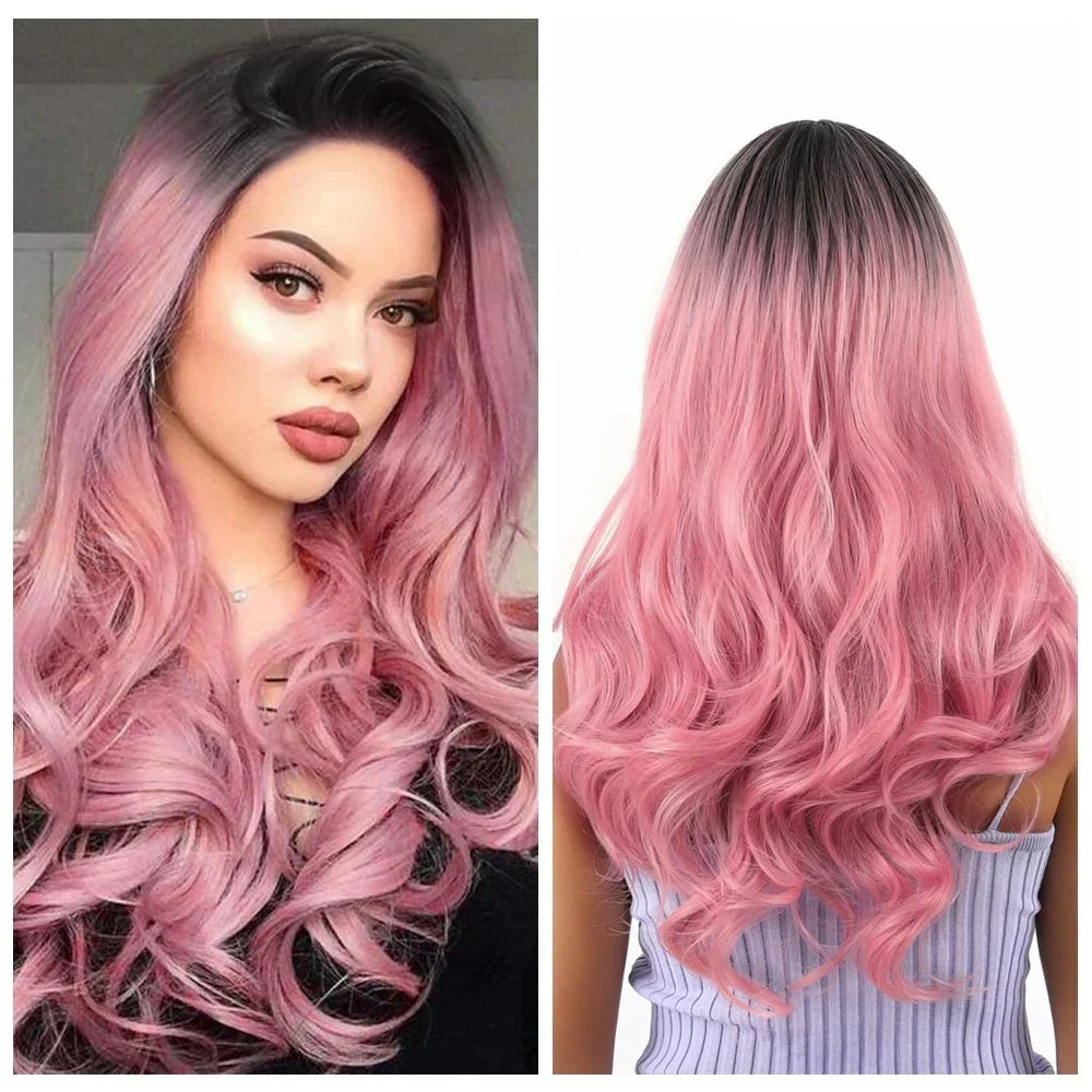 Large Wave Medium And Long Curly Hair Chemical Fiber Wig