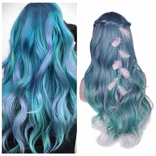 Large Wave Medium And Long Curly Hair Chemical Fiber Wig