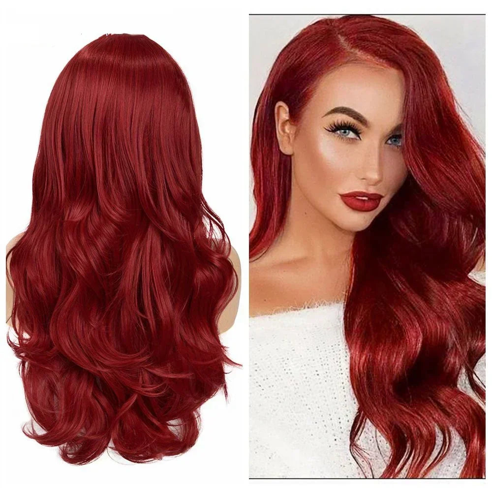 Large Wave Medium And Long Curly Hair Chemical Fiber Wig