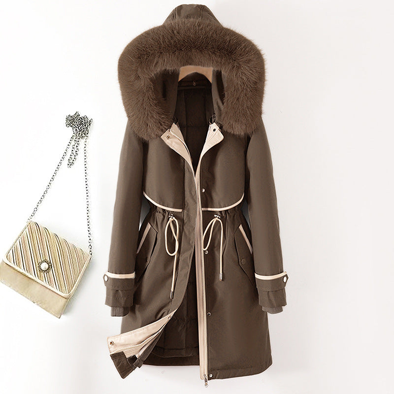 Mid-length Cotton Clothing Winter Cotton-padded Coat Down Cotton-padded Jacket For Women
