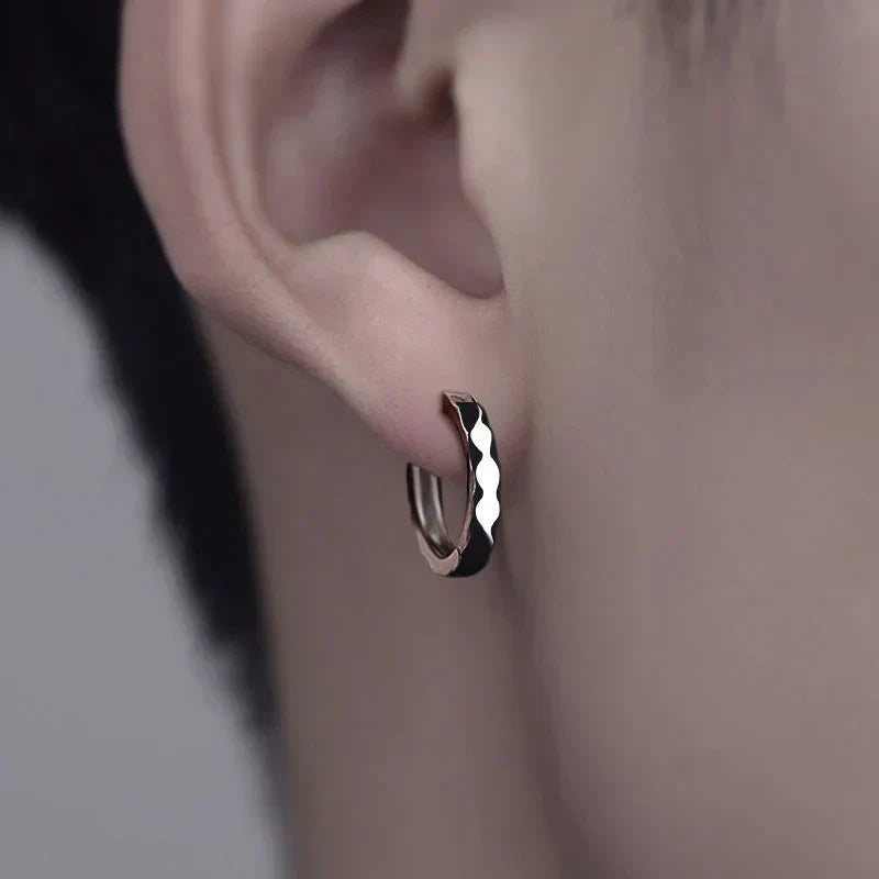 Earrings Men's Fashionable High Sense Ear Clip Simple Niche Temperament