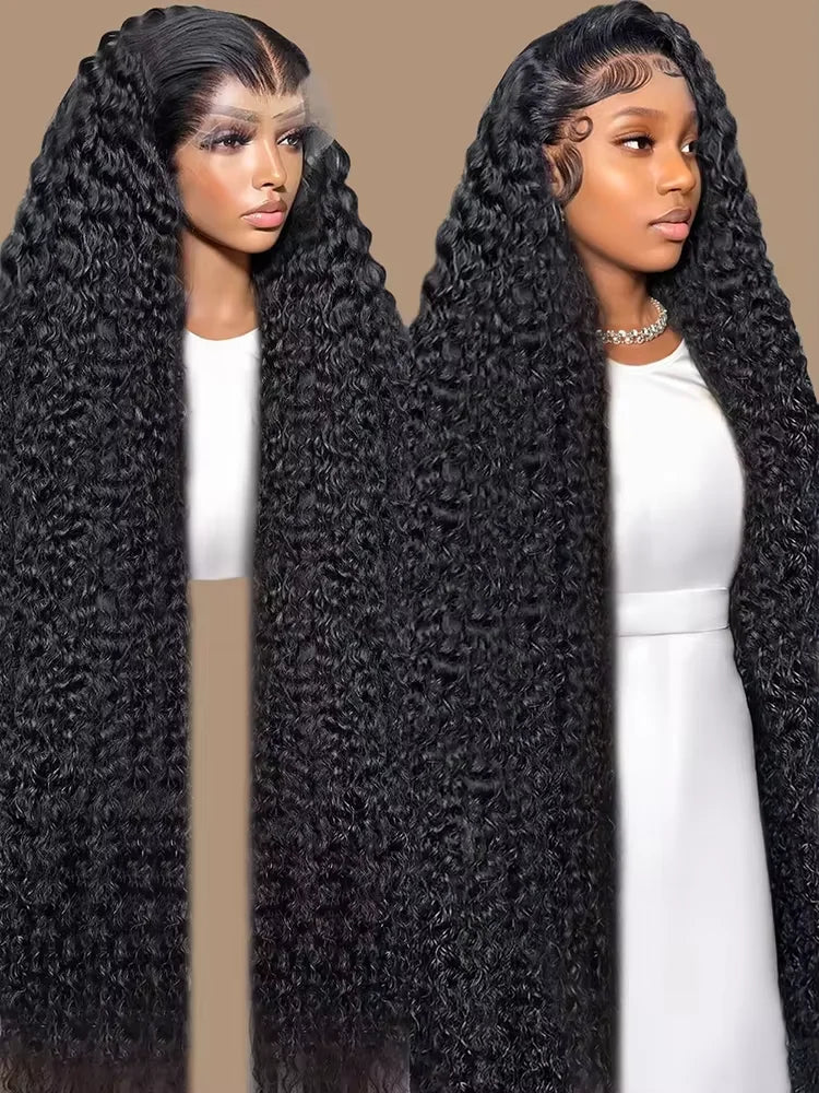 HD Lace Human Hair Curly Wigs