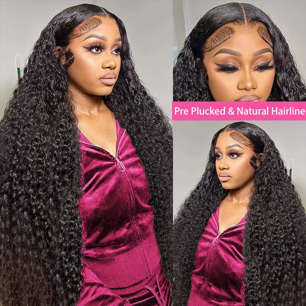 HD Lace Human Hair Curly Wigs