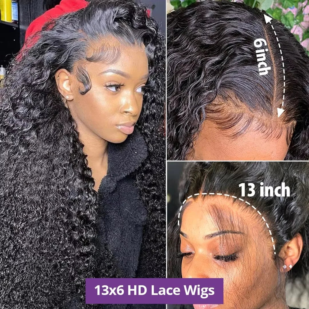 Human Hair Curly Wigs