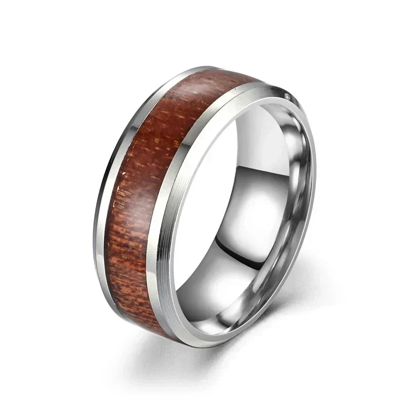 Non-fading Exquisite Punk Titanium Steel Vintage Printed Ring