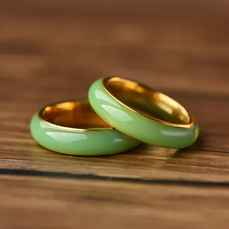 Titanium Steel Drop Oil Ring For Women