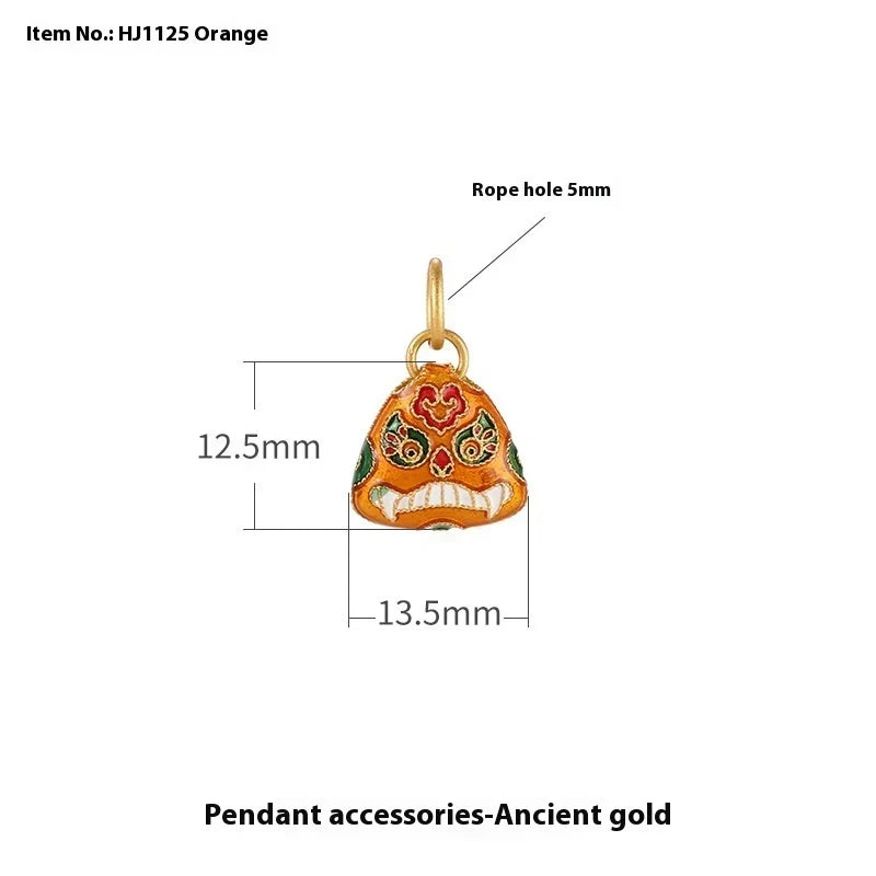 Alluvial Gold Ancient Yellow Gold Lucky Beads Diy Accessories