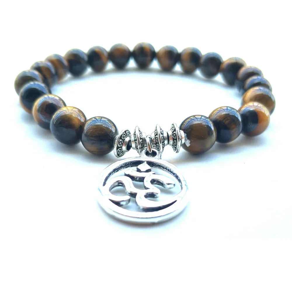 Lucky Tree OM Letter Pendant UFO Spacer