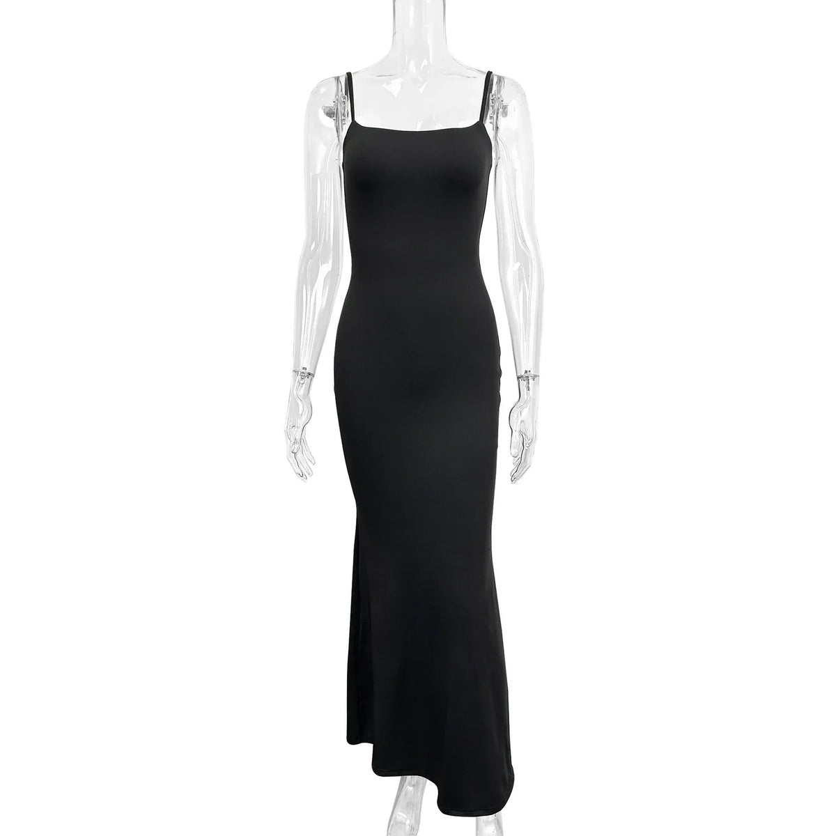 Summer Sling Fashion Sexy Backless High Waist Skinny Sheath Fishtail Dress