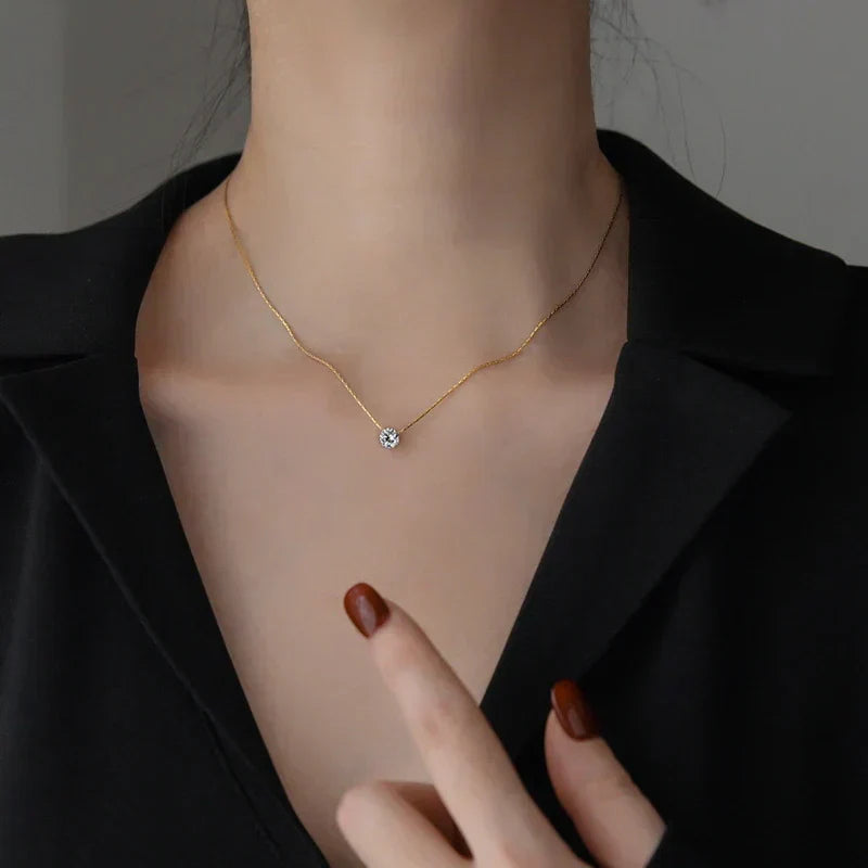 Women's Non-fading High-grade All-matching Simple Necklace