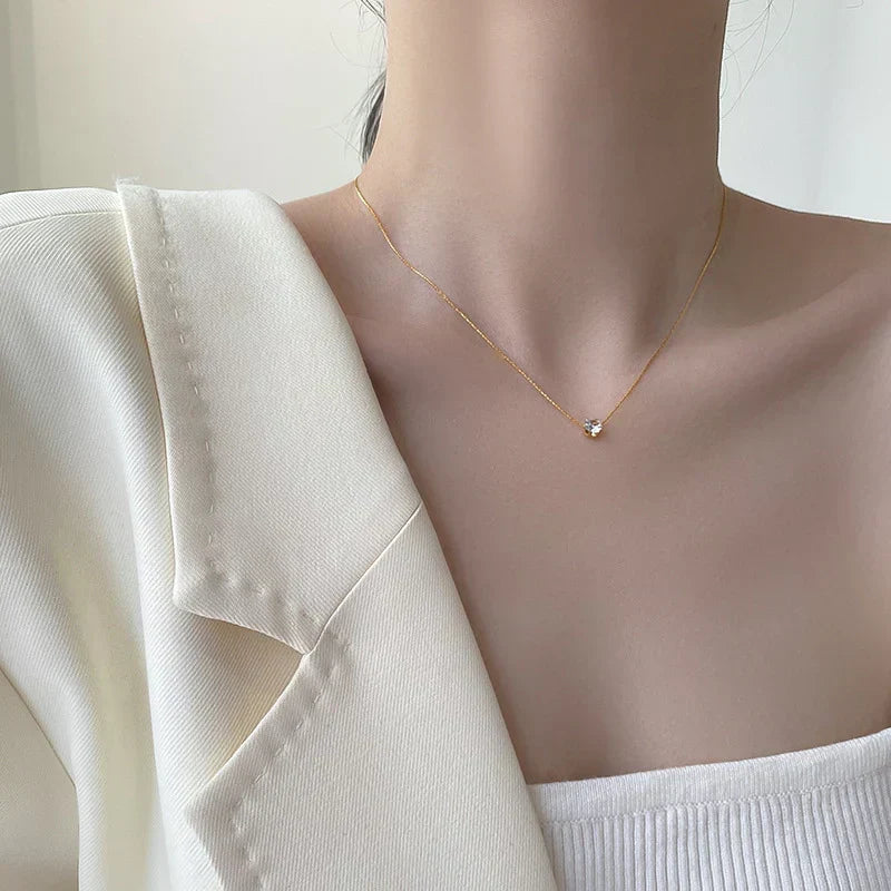 Women's Non-fading High-grade All-matching Simple Necklace