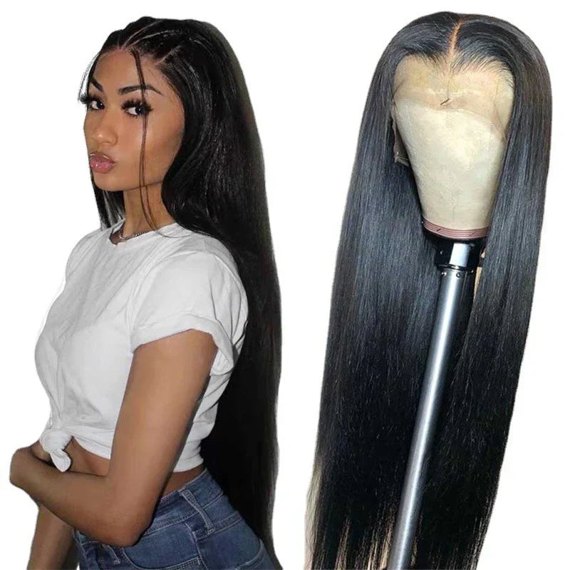 Real Human Hair Long Straight Hair Cover