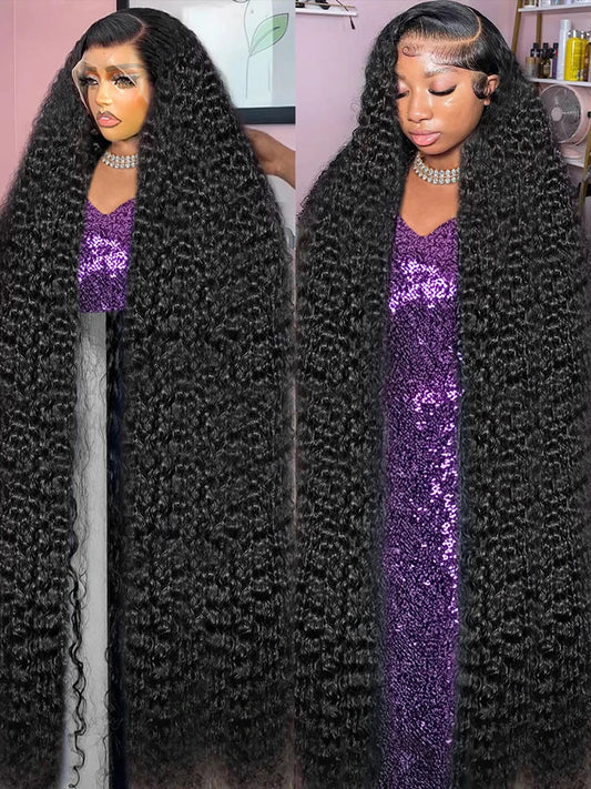 Water Wave Lace Front Curly Wigs