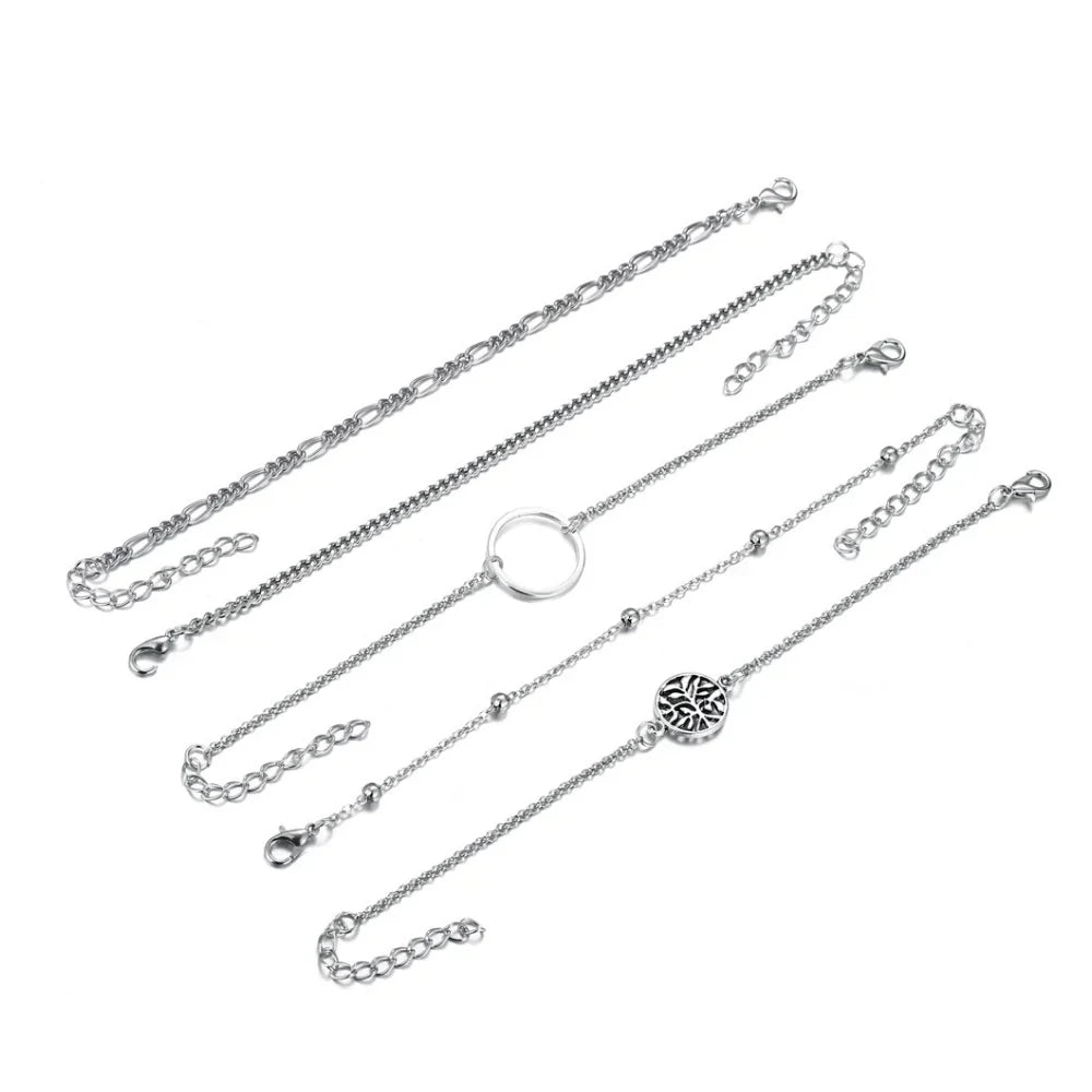 Handmade Creative Classic Simple Bracelet Five-piece Set